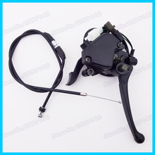 Gas Throttle Cable & Double Brake Lever With Thumb Throttle Accelerator For Chinese 50cc 70cc 90cc 110cc 125cc Kid Mini ATV Quad 2024 - buy cheap