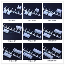 XH2.54-2P 3P 4P 5P 6P 7P 8P 9P 10P 11P 12P 13P 14P 15P 16P Connector Kits 2.54mm XH 180 angle Plug + Jack + Terminals 2024 - buy cheap