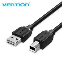 Vention USB 2,0 Принтер Тип кабеля, кабель со штыревыми соединителями на обоих концах для подключения B для синхронизации и передачи данных 3 м 2 м 1 м USB кабель для печати для Canon Epson сканер HP принтера Usb 2024 - купить недорого