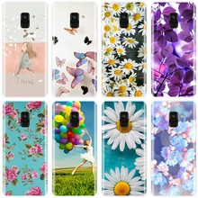 Funda de silicona suave con patrón de pintura para móvil, carcasa para Samsung Galaxy A5 A7 A8 2015 A3 A5 A7 A8 2016 A3 A5 A7 2017 A7 A8 A9 2018 2024 - compra barato