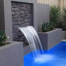 waterproof  600mm length ABS Acrylic water fall strip lip 25mm / waterfall Water curtain spa pool water jet no led light 2024 - buy cheap