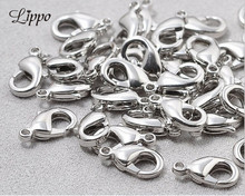 20pcs 6*12mm Real platinum plated lobster clasp parrot clasps hook claw clasp no allergy lobster  clasps for bracelets wholesale 2024 - buy cheap