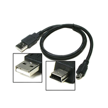 Кабель для зарядки и передачи данных, адаптер USB 2,0 A Male to Mini 5 Pin, черный, длина 90 см, кабели для передачи данных, usb удлинитель 2024 - купить недорого