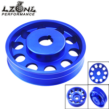 LZONE - Light Weight Aluminum Crankshaft Crank Pulley for Subaru Impreza WRX Sti JR-CP013 2024 - buy cheap