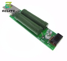 Resistor de carga com mini descarga de usb, 2a/1a com interruptor 1a, led verde, 2a e led vermelho 2024 - compre barato