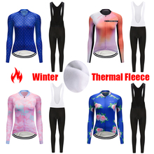 Conjunto de ropa térmica de ciclismo para mujer, traje de triatlón al aire libre, maillot de invierno, 2021 2024 - compra barato