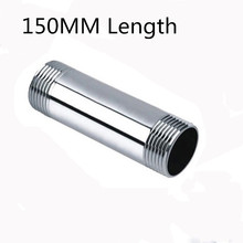 Male Threaded Stainless Steel SS 304 Pipe Fittings 150MM Length 1/4" DN8 3/8" DN10 1/2" DN15 3/4" DN20 1" DN25 1-1/4" DN32 2024 - buy cheap