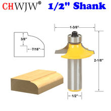 1pc Drawer & Cabinet Door Front Edging Thumbnail Router Bit-1/2" Shank- Chwjw 12161 woodworking cutter woodworking bits 2024 - buy cheap