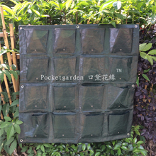 1pcs 16 Pockets Vertical Garden Planter Wall-mounted PE Home Gardening Flower Planting Bags  Wall Planter Pocketgarden 2024 - buy cheap