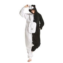 Monokuma-Pijama Kigurumi para hombre y mujer, de una pieza con diseño de ropa de dormir Danganronpa oso, de una sola pieza, para cumpleaños y Cosplay, XXL, 180-200CM 2024 - compra barato