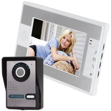 Видеодомофон с 7-дюймовым экраном, дверной видеозвонок, 1 камера, 1 монитор, ночное видение 2024 - купить недорого
