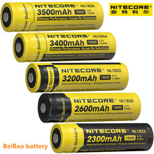 Original NITECORE NL1823/NL1826/NL1835 3.7V Li-ion Protected Battery Button Top for 18650 Type Flashlights 2024 - buy cheap