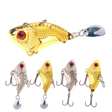 Metal VIB 45mm 16 g 3D Eyes Fishing Lures River Freshwater Spinner Artificial Bait Wobbler For Trolling Fishing Accessories 2024 - buy cheap