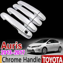 Набор хромированной обшивки ручки для Toyota Auris 2013-2017 E180, набор обшивки Corolla Hatchback (AU) Scion iM 2014 2016, аксессуары для стайлинга автомобиля 2024 - купить недорого