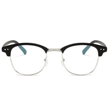 Óculos tipo óculos vintage feminino, óculos redondos com armação transparente para miopia, óculos ultra leve tipo óculos 8002a 2024 - compre barato