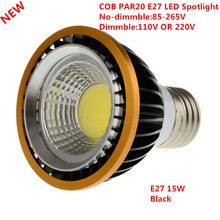 1pcs Newest PAR20 COB dimmable E27 LED Spot Light 15W par20 Bulb Lamp Warm White/Cool White/White Spot Downlight Lighting 2024 - buy cheap