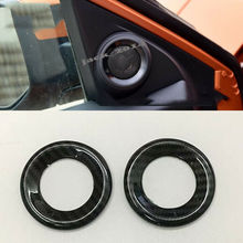 Carbon Fiber Inner Front Door Speaker Cover Trim For Honda Civic 10th 2016 2017 2018 2019 2024 - buy cheap