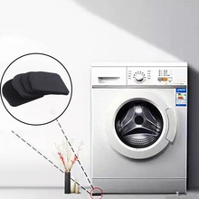 8PCs Black Square Washing Machine Non-slip Anti-vibration Noise Shock Mute Pads Bathroom Accessories for Home Supplies 2024 - buy cheap