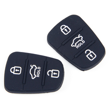 beler 2pcs Black Keyless Remote 3 Button Silicone Key Pad Cover Fit For Hyundai I30 IX35 Kia Seed SeedPro Picanto Sportage 2024 - buy cheap