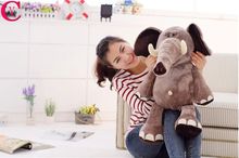 new creative Plush elephant toy lovely Stuffed jungle elephant gift doll about 70cm 0211 2024 - buy cheap