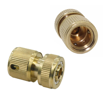 Brass Garden Hose Connector Agriculture Tools Garden Hose Connector Drip Irrigation Fittings for 1/2" Hose 10 Pcs 2024 - buy cheap