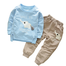 Cotton Baby Boy Clothes Spring Baby Clothing Sets Roupas Bebe Long Sleeve Children Clothing Fashion Kids Clothes T-shirt+Pants 2024 - buy cheap