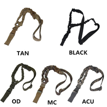 USA Tactical Gun Sling Adjustable 1 Single Point Bungee Rifle Strap System for Airsoft Hunting Military on sale 2024 - buy cheap