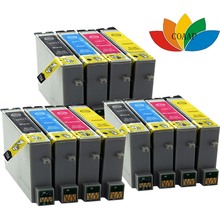 Совместимый чернильный картридж 12x T0611 - T0614 для принтера EPSON Stylus D68 D88 D88Plus DX3800 DX4200 DX4800 DX3850 DX4250 DX4850 2024 - купить недорого