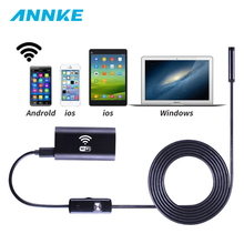 8mm 200W Lens Wifi Android Iphone Windows Endoscope Camera 1M Waterproof Snake Tube Pipe Borescope Soft Wire IOS Endoscope 2024 - buy cheap