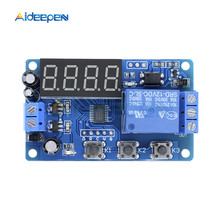 DC 12V Time Delay Relay Module 4 Digit LED Digital Timer Control Switch PLC Timing Anti Reverse Voltage Regulator 2024 - buy cheap