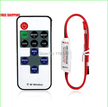 1 conjunto 9 teclas única cor mini led controlador dimmer 12 v brilho para led strip luz promoção preço