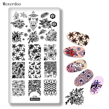 Flamenco placas de estampado de uñas flor Cisne patrón de Animal Plantilla de sellos para decoración de uñas hoja de verano placa de imagen plantillas herramientas de uñas C70 2024 - compra barato