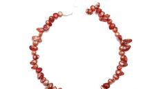 12-25mm red baroque shell pearl loose beads DIY gift one strands Hole Approx 1mm 2024 - buy cheap