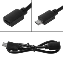 Микро USB 5Pin Штекерный к женскому Удлинительный зарядный кабель для андроид телефона планшетного ПК 2024 - купить недорого