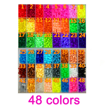 Contas perler 48 cores 5000 peças, contas de passar roupa 5mm hama contas fusível contas quebra-cabeça diy 2024 - compre barato