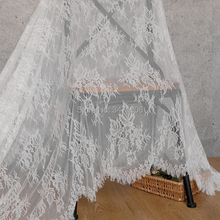 3 метра длина ne'w черно-белая мягкая кружевная ткань для ресниц. Свадебное платье, швейная ткань шириной 1,5 м, сделай сам, украшение для дома 2024 - купить недорого