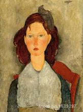 Naked Painting modern Young Girl Seated by Amedeo Modigliani Canvas High quality Hand painted 2024 - buy cheap