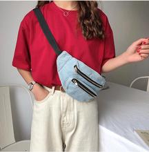 AIMIYOUNG Women Waist Bags Denim Chest Bags Fanny Pack Female Belt Bag Girls Waist Packs Chest Pack Bum Bag Portable Belt Pouch 2024 - buy cheap