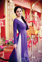 Aodai-ropa de vietnam cheongsam aodai, vestido vietnamita tradicional, cheongsam moderno para mujer, aodai ao-dai morado 2024 - compra barato