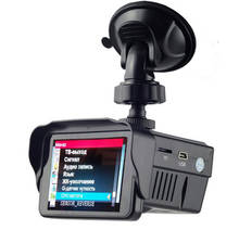 New Russian version HD tachograph Traffic warning device GPS Tracker vgr 3 in 1 dvr radar Detector Car DVR Camera dvr recorder 2024 - buy cheap