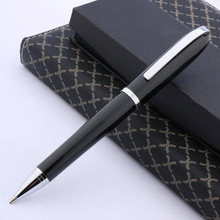 luxury High quality brand baoer fat 516 metal Silver piece gift black Ballpoint Pen Business Office school supplies 2024 - buy cheap