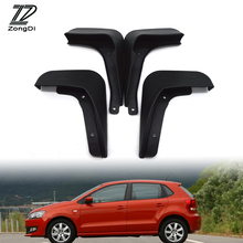 ZD Car Front Rear Mudguards For Volkswagen VW Polo Mk5 6R 2010 2011 2012 2013 2014 Accessories Mudflap Car-styling 1Set Fenders 2024 - купить недорого