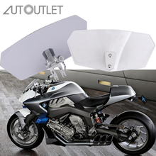 Autooutlet-Deflector de viento ajustable para motocicleta, parabrisas Universal para Kawasaki, Honda, KTM 2024 - compra barato