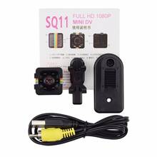 SQ11 мини камера 1080P Спорт DV Мини Инфракрасный монитор ночного видения Скрытая SQ11 маленькие камеры DV видео регистратор Cam 2024 - купить недорого