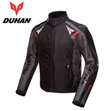 Free shipping 1pcs DUHAN Outdoor Sports Men's Motorcycle Jacket Suit Racing Suits Armor Riding ProtectiveJacket with 5pcs pads 2024 - buy cheap