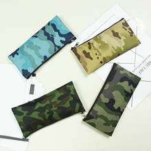 Camouflage Pencil Case Pencil Bag for Boys and Girls School Supplies Cosmetic Makeup Bags Zipper Pouch Purse 4 Colors 2024 - buy cheap