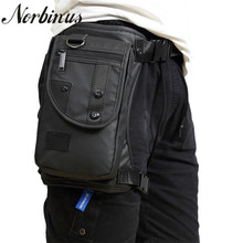 Norbinus-Bolsa de lona/nailon para hombre, cinturón de conducción para motocicleta, bolsa para pierna, bandoleras cruzadas, riñonera para cadera 2024 - compra barato