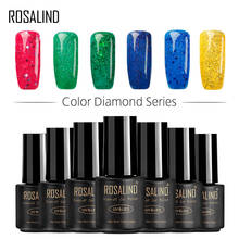 ROSALIND Gel 1S GREEN Diamond 7ML Nail Gel Polish Led UV Soak Off Semi Permanent Nail Art Top Base Coat Needed gel lacquer 2024 - buy cheap