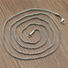 WYSIWYG 2pcs Length 63cm 2mm Stainless Steel Chain With Lobster Clasp Necklace Chain Jewelry Accessories DIY Jewelry Making 2024 - buy cheap