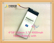 Good quality 3.7 v 4000 mah lithium ion polymer lithium ion battery for 9,9.7, 10.1 inch tablet PC 2024 - buy cheap
